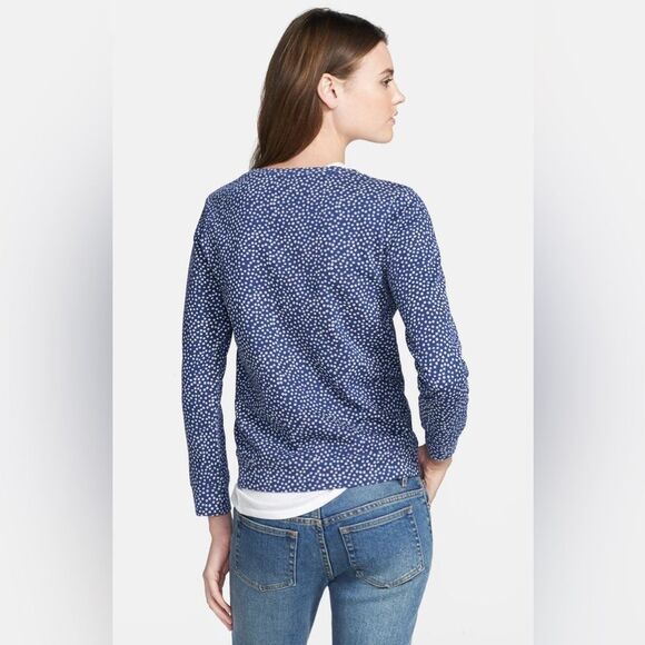 A.P.C. Red and White Coffee Bean 3/4 Sleeve Crewneck Pullover - Picture 8 of 11